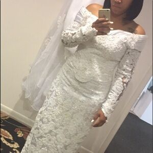 Off White Cream Wedding Gown